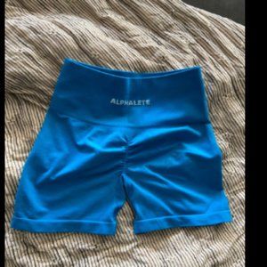Alphalete Amplify Shorts Blue Rapids